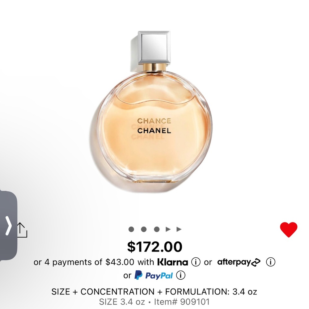 Chanel chance new unopened